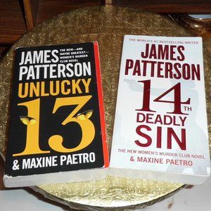 Books - (set/2) - "Unlucky 13 &  "14th Deadly Sin"